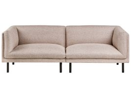 OVRGOD Fabric 3 Seater Sofa - Light Brown