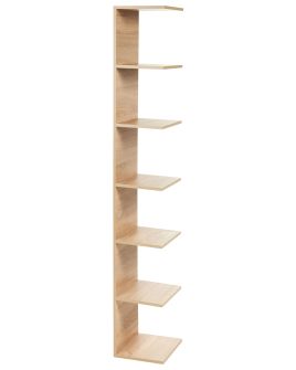 Wall Bookshelf ESTON 190 cm Light Brown