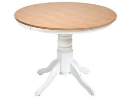 NOTCOMBE Round Dining Table Wooden - Light Wood