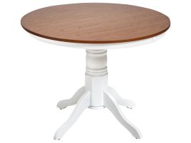 NOTCOMBE Round Dining Table Wooden - Brown
