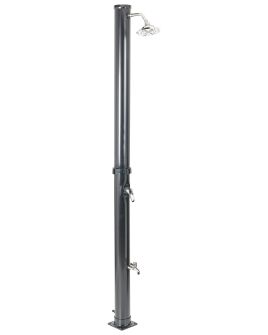 ILQUE Freestanding Outdoor Solar Shower Black