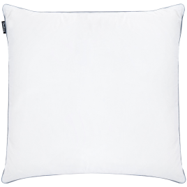 BRAVONE 3-Chamber Bed Pillow Low Duck Feathers and Down 80 x 80 cm - White