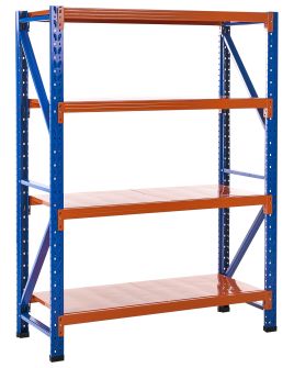 DARTWELL Garage Shelving Metal 150 cm - Orange