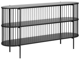 BUCKLEYON 2 Tier Bookcase Shelving Unit - Black