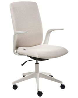 KILCOMBE Fabric Office Chair - Beige
