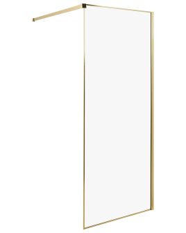 Shower Screen WASPAM 80 x 190 cm Gold