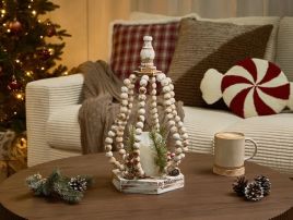 PETRUMON LED Christmas Lantern Candle Decoration - Light Brown