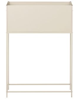 Elevated Plant Pot TAPIEN Metal 70 cm Beige