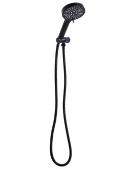 CULWORTH Shower Head and Hose Kit - Black