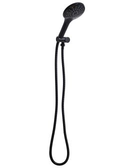 DALBOURNE Shower Head and Hose Kit - Black