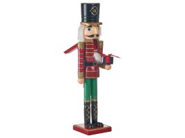 RODSJONA Nutcracker Christmas Decoration Pine Wood Figurine - Green
