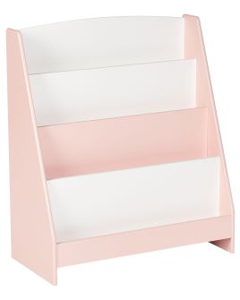 4 Tier Bookcase LILOET Engineered Wood 70 cm Pastel Pink