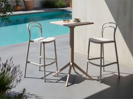 BIQERO Garden Bar Table - Beige