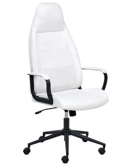 KENLEIGH Fabric Office Chair - White