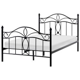 ANTLIVA Small Double Metal Bedframe - Black