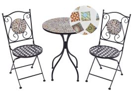 Bistro Set CASARIO Metal Black