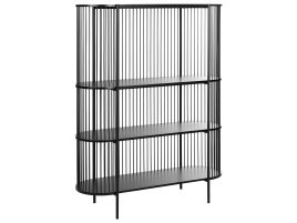 BUCKLEYON 3 Tier Bookcase Shelving Unit - Black