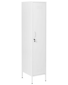 CLAYBOURNE Metal Storage Unit - White