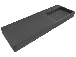 CCSUO Wall Hung Basin 1500 x 480 mm Black