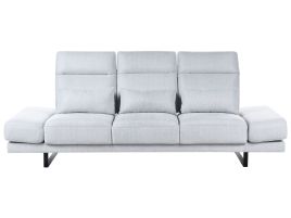 TKASI Fabric 3 Seater Sofa - Light Grey
