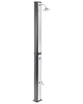 POTOCALMA Freestanding Outdoor Solar Shower Silver