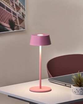 MADUXA Wireless LED Table Lamp with Dimmer - Pink