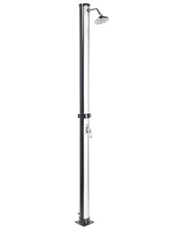 ILQUE Freestanding Outdoor Solar Shower Silver