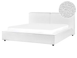 LINARSD Waterbed Boucle 160 x 200 cm (EU King Size) White