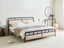 DIPARO Super Kingsize Metal Bedframe - Black