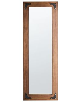 BLACKLEIGH Wall Mirror Fir Wood - Brown