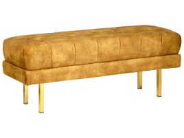 Velvet Bench Yellow ROSEVILLE