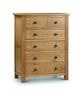 Marlborough Oak 4+2 Drawer Storage Chest