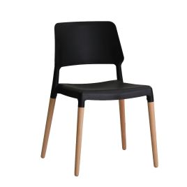 RIVARO Dining Chair Black - Set of 2