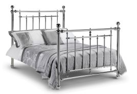 Empress Chrome Metal Bed - Kingsize 5ft