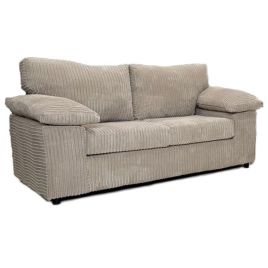 2 Seater Sofa CORDURA Full Back Jumbo Cord Sofa - Mink