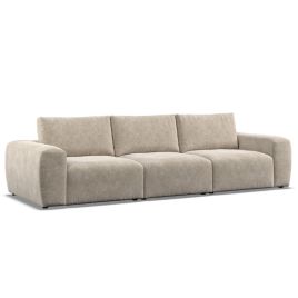 GRAZ Fabric 3 Seater Sofa - Pearl