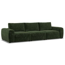 GRAZ Fabric 3 Seater Sofa - Bottle Green