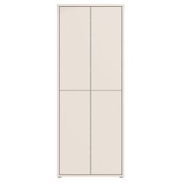 SOLARA Tall Shoe Cabinet with 4 Push to Open Doors - Sand
