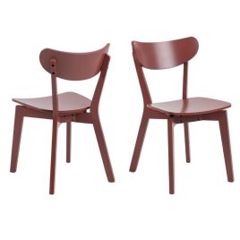 ROXEN Fabric Dining Chair Set of 2 - Terracotta