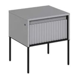 TRADESSA Bedside Table - Grey Matt