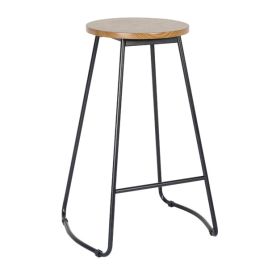 Amanecer Bar Stool - Black and Natural
