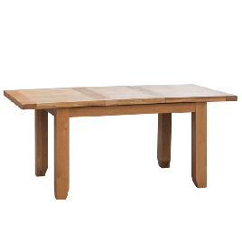 Wycombe Light Oak Finish Extending Oak Dining Table - Large