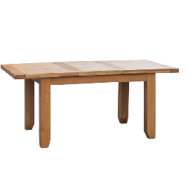 Wycombe Light Oak Finish Extending Oak Dining Table - Small