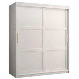 CLIFFORD 2 Door Sliding Wardrobe White - 150cm