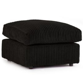 Footstool - CORDURA Jumbo Cord Black