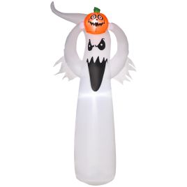 Yangon 1.8m LED Halloween Inflatable Ghost & Pumpkin Decoration
