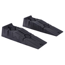 1 Pair Heavy Duty 5 Ton Plastic Garage Workshop Car Service Ramps Lifting Automotive Vehicle Portable Low Clearance