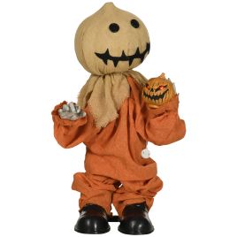 Yangon 80cm Animated Halloween Scarecrow Decoration - Mulit Colour