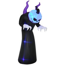 Yangon 7ft LED Halloween Inflatable Ghost with Flame Effect