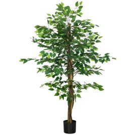 Artificial Tree 150cm - Artificial Ficus Tree with Pot Green
